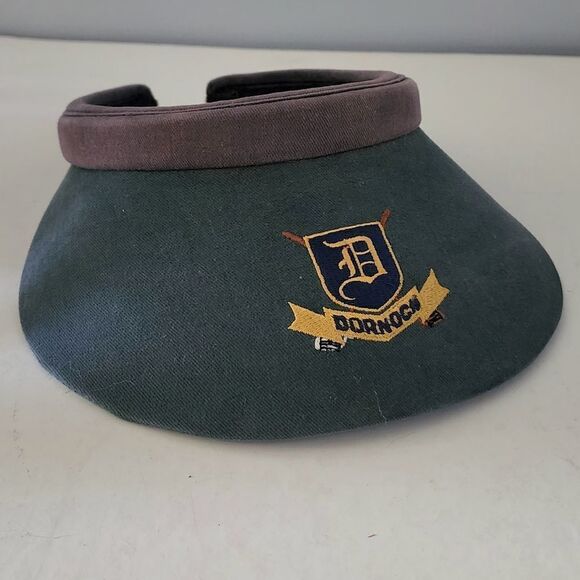 Dornoch cali-fame Los Angeles visor one size vintage golf green - Picture 1 of 5